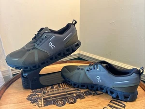 Men’s On Running Cloud 6 Waterproof Running Shoe, Size 10.5, Green - Picture 1 of 8