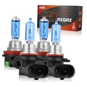 9005 HB3 / H11 Halogen Headlight Bulbs,12V 65/55W, High/Low Beam, 6000K White, - Picture 1 of 8