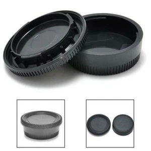 Rear Lens Cap + Front body cap cover For all Nikon DSLR mount New E5 - Picture 1 of 7