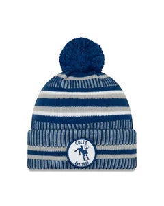 Cappello Indianapolis Colts New Era Home Est, Sport Maglia sul Campo Pom Knit - Foto 1 di 4