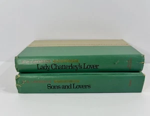 D.H. Lawrence 2 Book Set Lady Chatterley's Lover And Sons and Lover HC Good - Picture 1 of 21