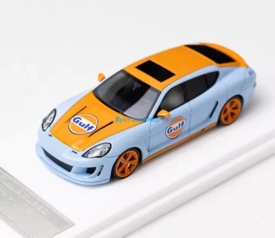 CR MK 1:64 Blue Gulf Gemballa Coupe Sports Model Diecast Resin Car - Image 1 of 4