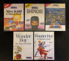 Alex Kidd Shinobi Rainbow Islands Wonder Boy Monster Land - Sega Master System