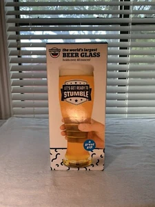 Let’s Get Ready To Stumble Beer Sham Glass 48 Oz - Picture 1 of 5