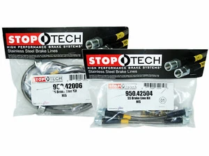 Stoptech Stainless Steel Braided Brake Lines (Front & Rear Set / 42006+42504) - Picture 1 of 1