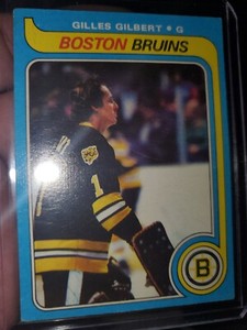 🔺️1979-80 Topps Gilles Gilbert Boston Bruins #209👀🏒ALL TEN CARDS PICTURED!WOW