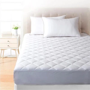 Extra Deep Quilted Matteress Protector Fitted Bed Cover Anti Allergy Matress UK - Picture 1 of 10
