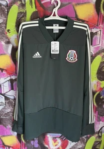 MEXICO 2018 2019 Training Longsleeve Shirt Football Soccer Jersey Mens XL/2XL - Picture 1 of 13