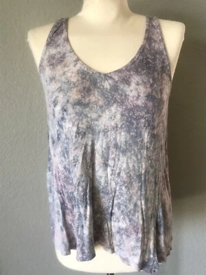 Silence + Noise / Anthro ~ Women's Tank Top Watercolor Floral Pastel  Sz Small Foto 1 de 4