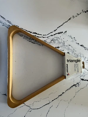 Triángulo de madera Sportcraft para bolas de billar de 2 1/4" NUEVO CON ETIQUETAS RACK toda madera Foto 1 de 4