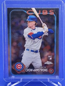 2024 TOPPS CHROME PETE CROW-ARMSTRONG RC ROOKIE BASE RC # 16 CHICAGO - Picture 1 of 2