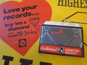 New Electro-Voice Phonograph Diamond Needle B 2123DS Highest Quality Switzerland - Picture 1 of 5