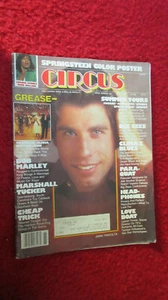July 6 1978 Circus Magazine John Travolta Springsteen Poster - Picture 1 of 1