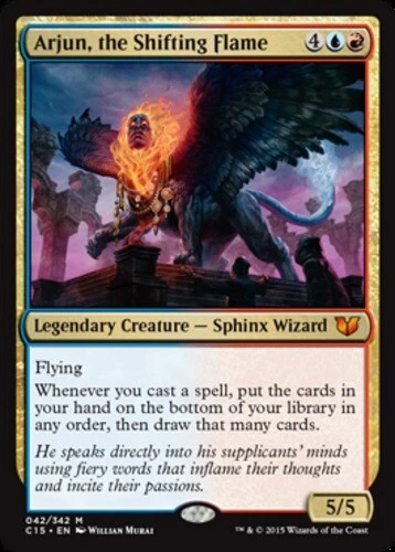 MTG - Arjun, the Shifting Flame - Commander 2015 - NM, English Magic FLAT RATE S - Image 1 of 1