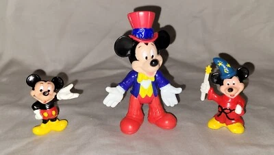 Lote de brinquedos de aplausos de PVC Mickey Mouse & Friends década de 1980 - Mickey, Margarida, Donald, Pateta - Imagem 1 de 4