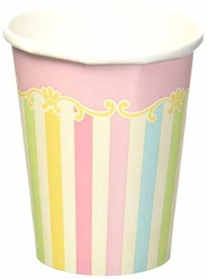 Creative Converting Carousel Paper Cups Party Supplies, 9 oz, Multicolor - Image 1 of 2