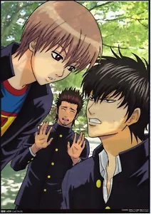 pencil board Shitajiki Gintama anime MegaHouse Okita Sougo Hijikata Toushirou - Picture 1 of 1