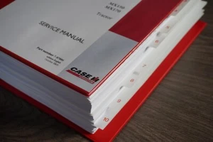 Case MX150 MX170 tractor workshop service repair manual book - Picture 1 of 11