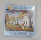 Studio Puzzle #48634, "Hands To Work" Bits and Pieces 1000 Fall Autumn Town
