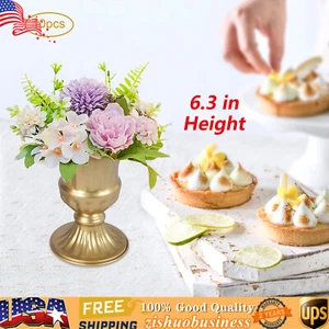 10x Blumenvasen Trompete 16cm hoch Vase elegant Hochzeit Party Mittelstücke Deko - Bild 1 von 16