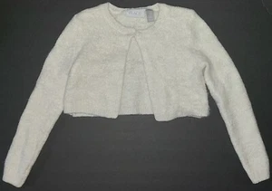 Children's Place Girls Long Sleeve Eyelash Cardigan Cover Up, Size Medium 7-8 - Picture 1 of 12