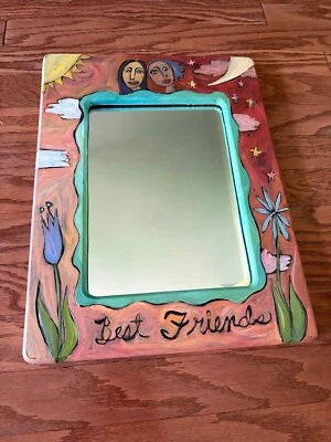 Best Friend Sticks by Sarah Grant Mirror - Image 1 of 2