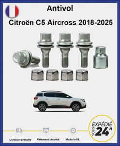 Ecrous antivol de roues Citroën C5 Aircross 2018-2025 - Imagen 1 de 1