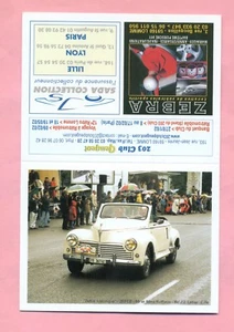 CALENDRIER DE POCHE 2002 - CLUB PEUGEOT 203 - PEUGEOT 203 COUPE DECAPOTABLE - Picture 1 of 2