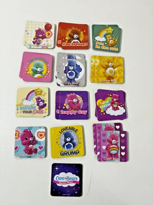 Care Bears Memory Match Game Replacement Cards 12 Pairs Plus 1 2017 TCFC - Image 1 of 4