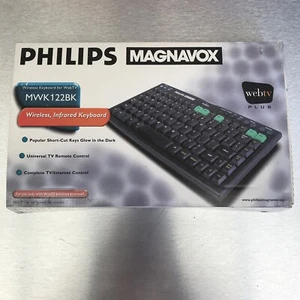 Philips Magnavox Webtv Plus MWK122BK Wireless MSN WebTV Keyboard - Picture 1 of 6