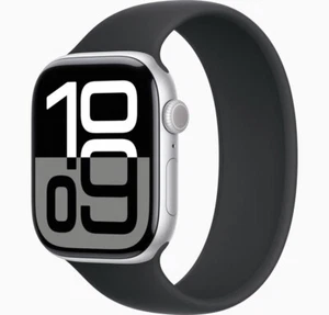 Apple Watch Series 10 - 46 mm - Aluminium Argenté - GPS - Sans défaut - Photo 1 sur 1