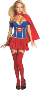 Supergirl Adult Women's Costume Corset DC Comics Secret Wishes - Rubie's 889898 - Picture 1 of 3