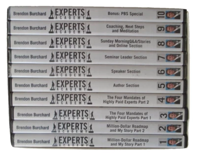 Brendon Burchard Presents Experts Academy Millionaire Training 10 CDs Set - Image 1 of 4