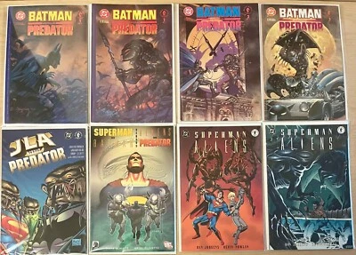 BATMAN VS PREDATOR #1-3 Complete Prestige Editions WITH JLA vs Predator & More! - Image 1 of 4