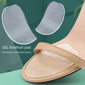 1Pair Forefoot Pad Half Size Insole High Heel Shoe Insert Non-Brief Foot Cushi#ID