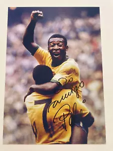 Autógrafo firmado a mano del jugador de fútbol Pelé - Foto de 8" x 12" con certificado de autenticidad - Imagen 1 de 7