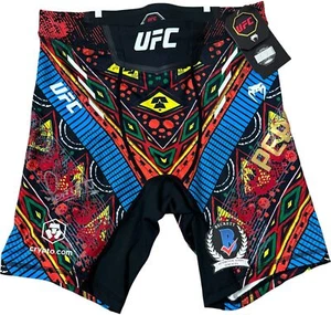 ALEX POATAN PEREIRA SIGNED VENUM UFC MMA FIGHT SHORTS BECKETT BAS COA W797830 - Picture 1 of 4
