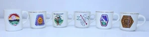 Lotto tazze BSA vintage set pacchetto boy scout America Camp anni 70 tribù capo indiano - Foto 1 di 12