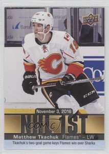 2016-17 Upper Deck NHL Firsts Matthew Tkachuk #NF-21 Rookie RC