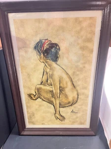 Painting by B. Simon, Nudes, Private  Collection from Estate Pocono Mountain, Pa - Picture 1 of 8