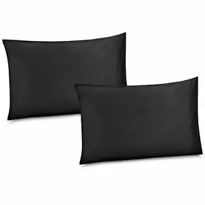 Baumwolle/Perkal 210 Fadenzahl 2er Set Weich Zuhause Schlafzimmer Kissenbezüge Blau - Bild 1 von 79