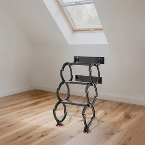 Wall Mounted Attic Ladder, Pull Down Telescoping Step Ladder, 3 Steps Ladder - Bild 1 von 23