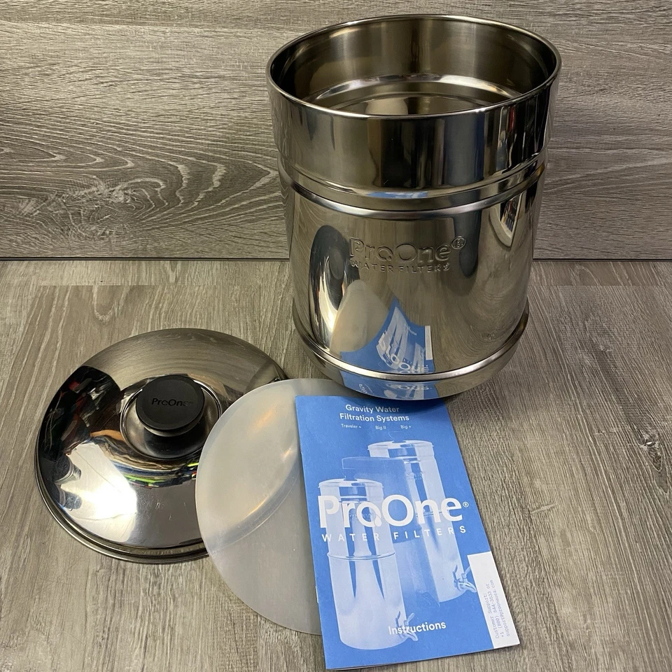 ProOne Traveler+ Stainless Steel Gravity Filter System (Upper Tank Only) READ🔥 - Image 1 of 4