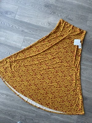 Maxi Falda Larga LULAROE Talla L Colorida Patrón Geométrico Nueva con Etiquetas (136) Foto 1 de 4