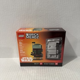 LEGO BRICKHEADZ: Boba Fett and Han Solo in Carbonite (41498) NEW Sealed MINT