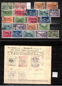Albanien - Lot Aufdruckwerte - Brief - Bild 1 von 2