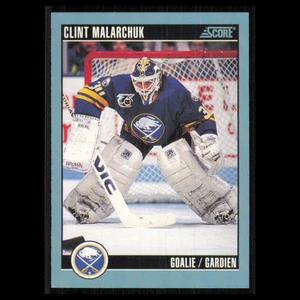 Clint Malarchuk #138 1992 Score Canadian Buffalo Sabres Hockey Card NHL NM - Picture 1 of 3