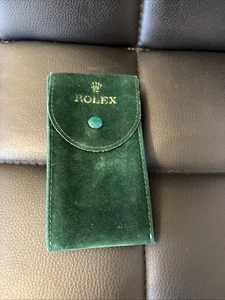Rolex Green Velvet Travel/Service Pouch - Picture 1 of 3