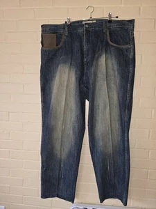 Vintage Clench Herren Größe 44x33 Y2K Baggy Hip Hop Blau Jeans Pride Serie - Bild 1 von 13