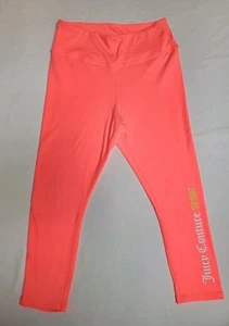 Juicy Couture Sport Womens Size Medium High Rise Leggings Crop - Foto 1 di 9